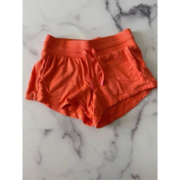 Girls all in motion 4t neon orange activewear lounge shortie shorts - Picture 1 of 6
